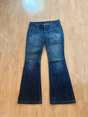 Women's Denim Fit & Flare JEANS Size 10 by X2 Dark Wash Y2K